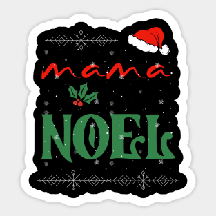 Mama Noel Matching Gift Couples Sticker